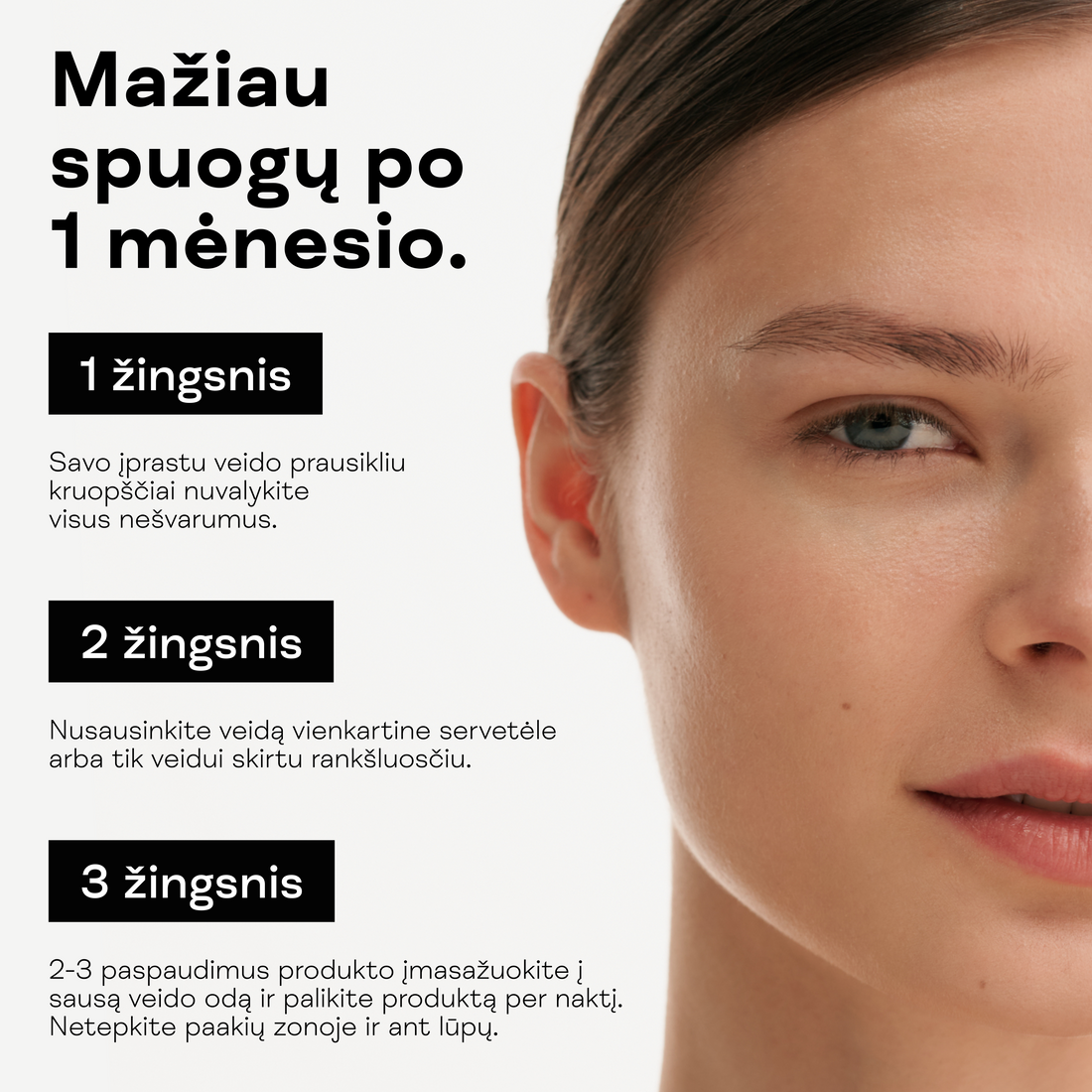 Aktyvusis veido gelis nuo spuogų